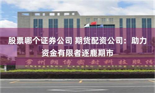 股票哪个证券公司 期货配资公司：助力资金有限者逐鹿期市
