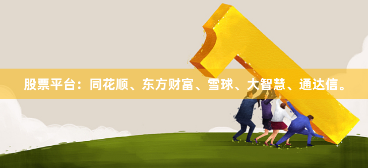 股票平台：同花顺、东方财富、雪球、大智慧、通达信。